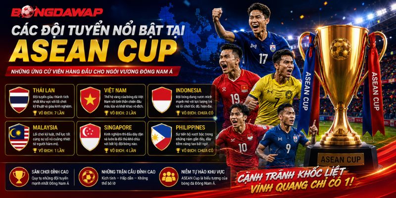 Các đội tuyển nổi bật tại ASEAN Cup